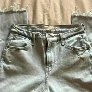 Levi’s High Rise Straight Cropped Jeans